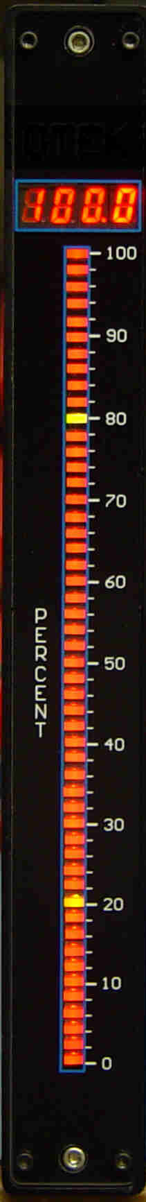 11 inch tall bargraph is direct replacement for Chessel 700 series graph