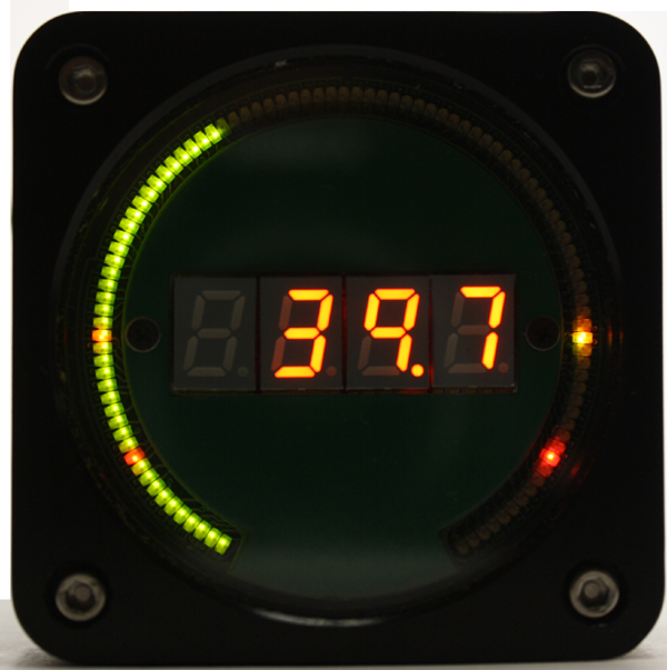 Circular tri-color bargraph display replaces DB40 style